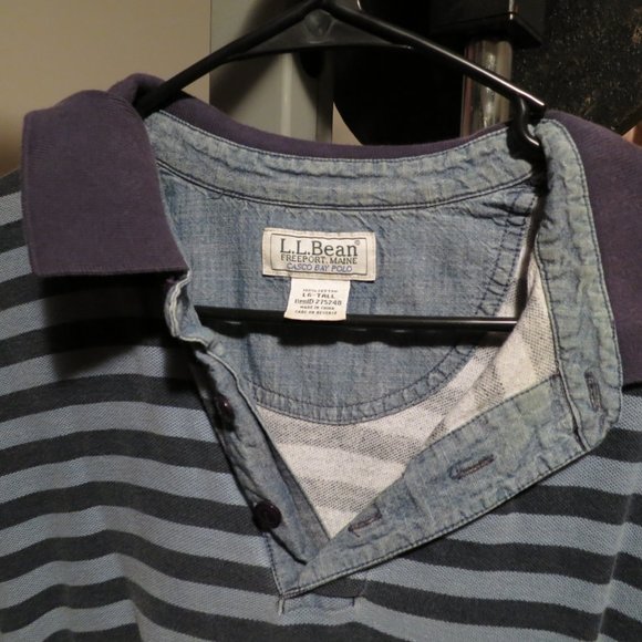 7 LL Bean Casco Bay Polo Shirts Mens Large - Picture 2 of 8